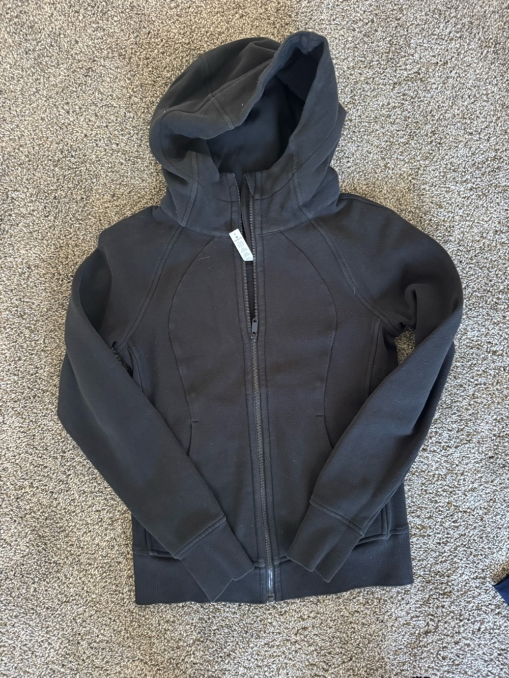 lululemon athletica Black Hooded Full-Zip